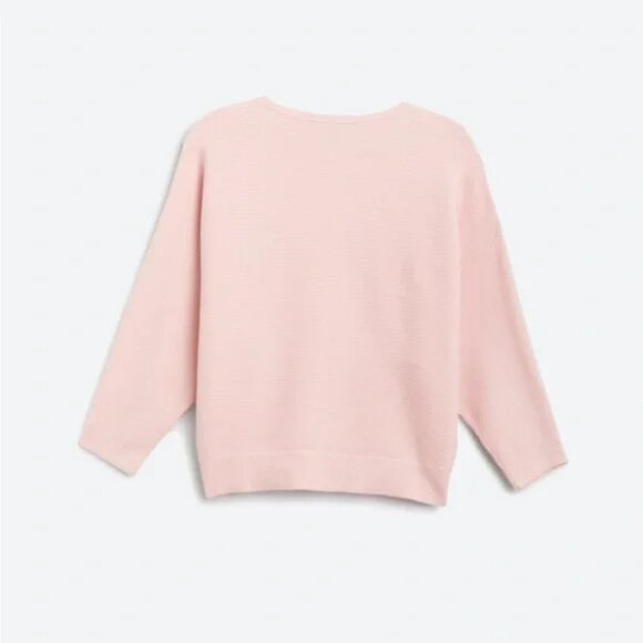 StitchFix Faith + Zoe Dolman Sleeve Pointelle Pullover Size M - Picture 2 of 3